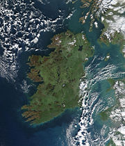 Ireland is sometimes known as the "Emerald Isle" because of its green scenery