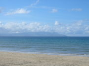 Dingle Peninsula as viewed from Banna Strand