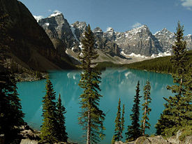 none Moraine Lake, and the Valley of the Ten Peaks, Banff National Park, Alberta, Canada