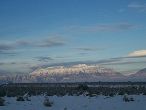 Mount Timpanogos, in the Wasatch Range, near Orem, Utah.
