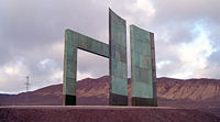 Monument marking the Tropic of Capricorn just north of Antofagasta, Chile.