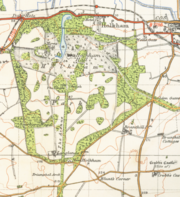 Map of the estate from 1946