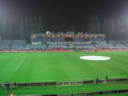 Tehelné pole stadium in Nové Mesto, home to the ŠK Slovan Bratislava football club