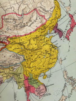 Location of Ming Dynasty