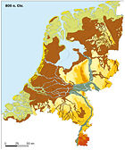 The Netherlands in 800 AD
