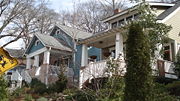 Atlanta's Inman Park neighborhood was the city's first planned suburb. Today, it features several mansions and many colorful restored bungalows.