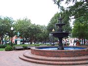The town square in downtown Marietta, a Cobb County suburb of Atlanta.