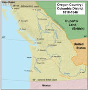 Map of Oregon Country