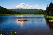 Mount Hood, with Trillium Lake in the foreground.