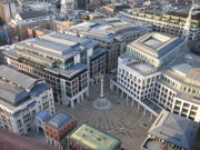 Paternoster Square. The LSE occupies the building that takes up much of the right side of this picture.