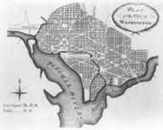 Pierre Charles L'Enfant's Plan of the City of Washington, as revised by Andrew Ellicott