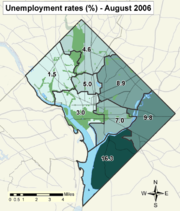 Unemployment in the District of Columbia