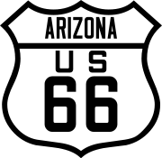 The route sign until the 1940s.