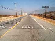 Old Route 66 near San Bernardino