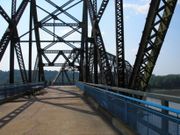 The Chain of Rocks Bridge was built to carry the growing traffic of Route 66 around the city of St. Louis.
