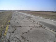 An abandoned early Route 66 alignment in southern Illinois, 2006