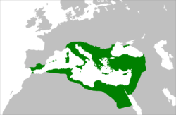 Location of Byzantine Empire