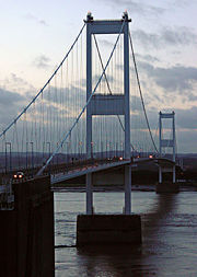 Severn Bridge looking north, Jan 2006