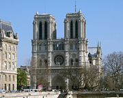 Notre-Dame de Paris - maybe the most famous Gothic cathedral.