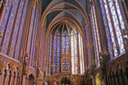 Saint Louis' Sainte Chapelle represents the French impact on religious architecture.