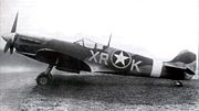 American Spitfire MK V of the 334th Fighter Squadron, 4th Fighter Group.