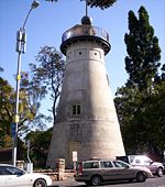 The Windmill in Wickham Park in Brisbane.  Built by convicts in 1828, it is one of the oldest buildings in Brisbane with the Old Commissariat Store on William Street.