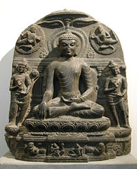 Buddha and Bodhisattvas, 11th century, Pala Empire.