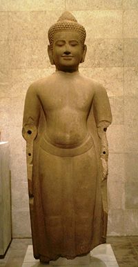 Cambodian Buddha, 14th century.