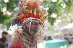 Resident of Bago-bago, an island in the southeast of Papua New Guinea