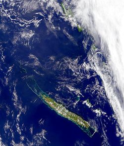 New Caledonia from space