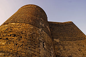 The Maiden Tower, XI-XII centures, in old Baku