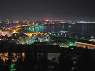 Baku at night.