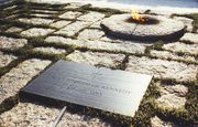 Kennedy's grave at Arlington National Cemetery