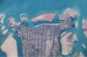 Satellite image of Abu Dhabi (March 2003)