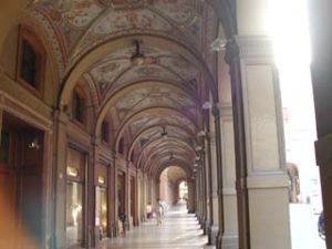 One of Bologna's famous porticos.