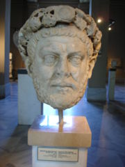 Head from a statue of Diocletian, Augustus of the East