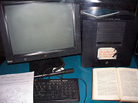 This NeXTcube was used by Berners-Lee at CERN and became the first Web server.