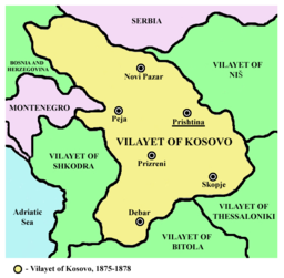 Kosovo Vilayet 1875-1878
