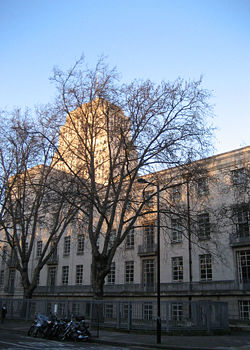 Senate House, the headquarters of the federal University of London