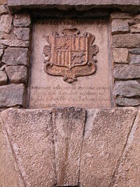 Andorran coat of arms at Andorran Parliament