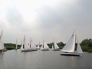 Yachts on the Norfolk Broads