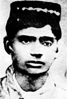 Young Vallabhbhai, when a student.