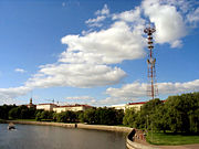 Broadcasting center of state-run TV in Minsk