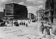 Berlin in ruins after World War II (Potsdamer Platz, 1945).