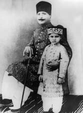 1929, with his son Javid Iqbal