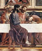Castagno's version of The Last Supper, depicting St. John sleeping