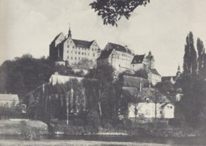 Colditz Castle in April 1945. Photo taken by a U.S. Army soldier.