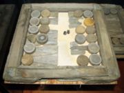 Brädspel ("board game") set recovered from the warship Vasa, which sank in 1628.