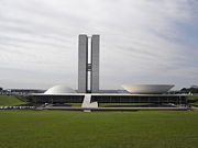The National Congress in Brasília, the capital of Brazil.