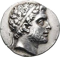 Philip V of Macedon, "the darling of Hellas", wearing the royal diadem